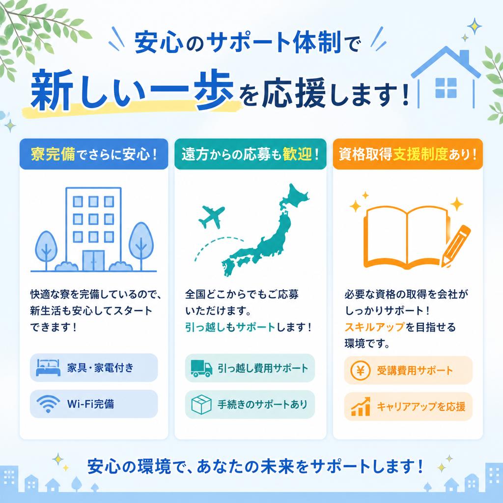 充実した福利厚生