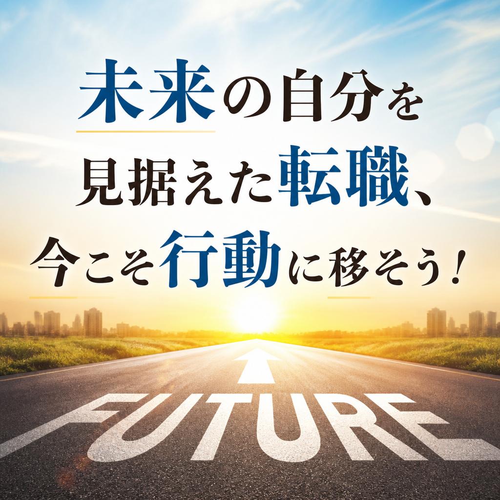 未来の自分を見据えた転職、今こそ行動に移そう！