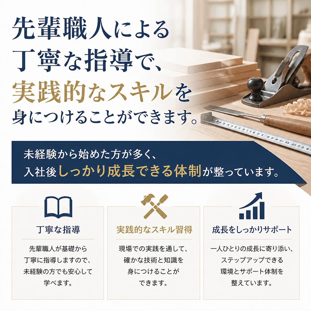 未経験者でも安心のサポート体制