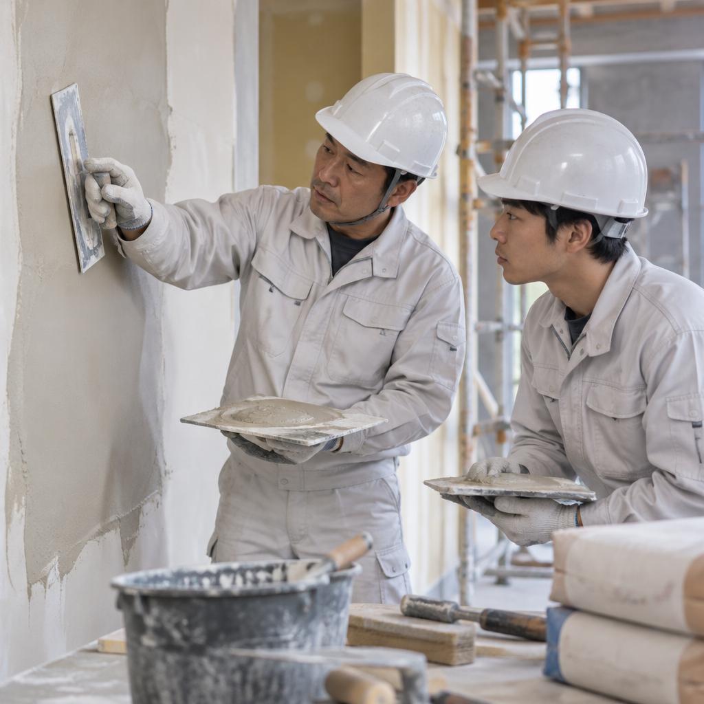 道具の持ち方からプロの技まで。現場で学べる職業訓練